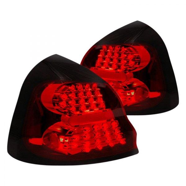 Spec-D LED Tail Lights Pontiac Grand Prix (2004-2007) Clear / Smoke / Red Lens