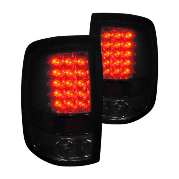 Spec-D LED Tail Lights Dodge Ram (2009-2017) Black / Chrome / Red / Gloss