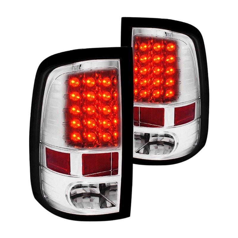 Spec-D LED Tail Lights Dodge Ram (2009-2017) Black / Chrome / Red / Gloss