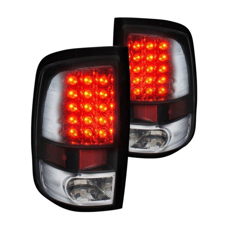 Spec-D LED Tail Lights Dodge Ram (2009-2017) Black / Chrome / Red / Gloss