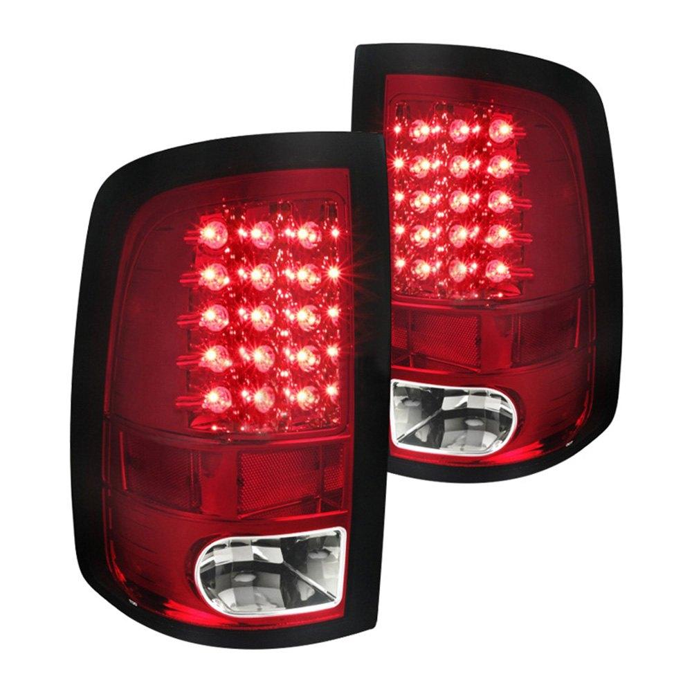 Spec-D LED Tail Lights Dodge Ram (2009-2017) Black / Chrome / Red / Gloss