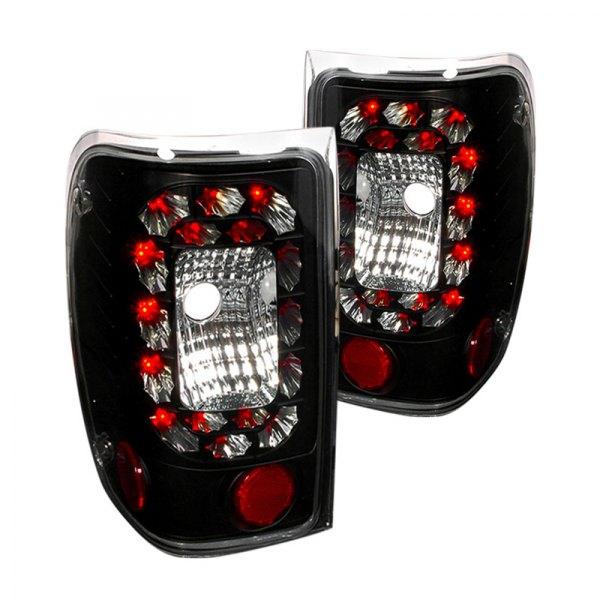 Spec-D LED Tail Lights Ford Ranger (2001-2005) Black/Clear Lens