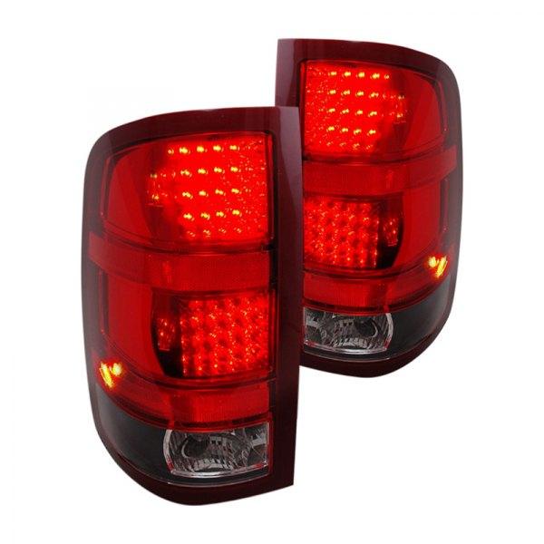 Spec-D LED Tail Lights GMC Sierra (2007-2014) Black or Chrome Housing