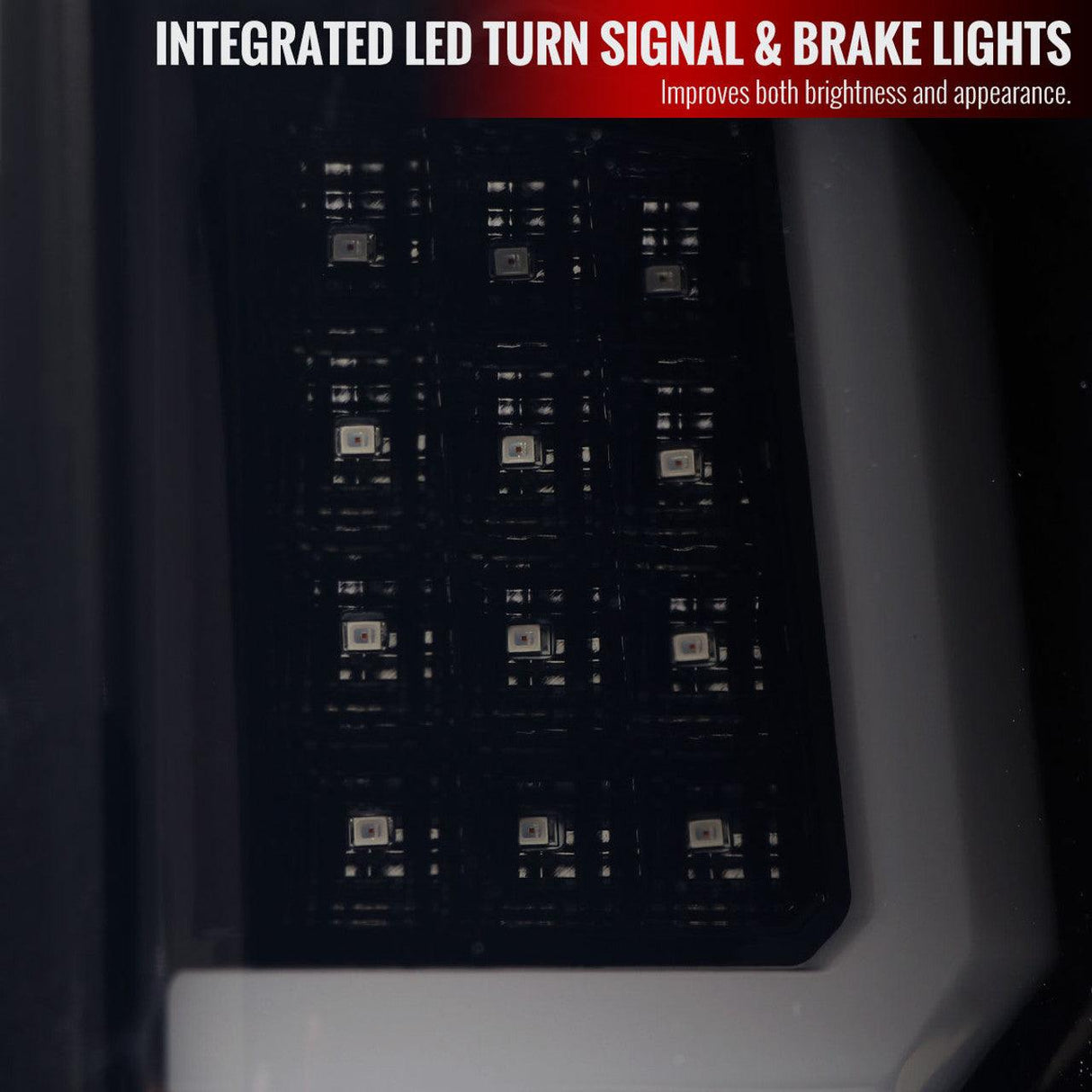 Spec-D LED Tail Lights Silverado 1500 (07-13) 2500 3500 (07-14) w/ LED Bar - Black / Clear