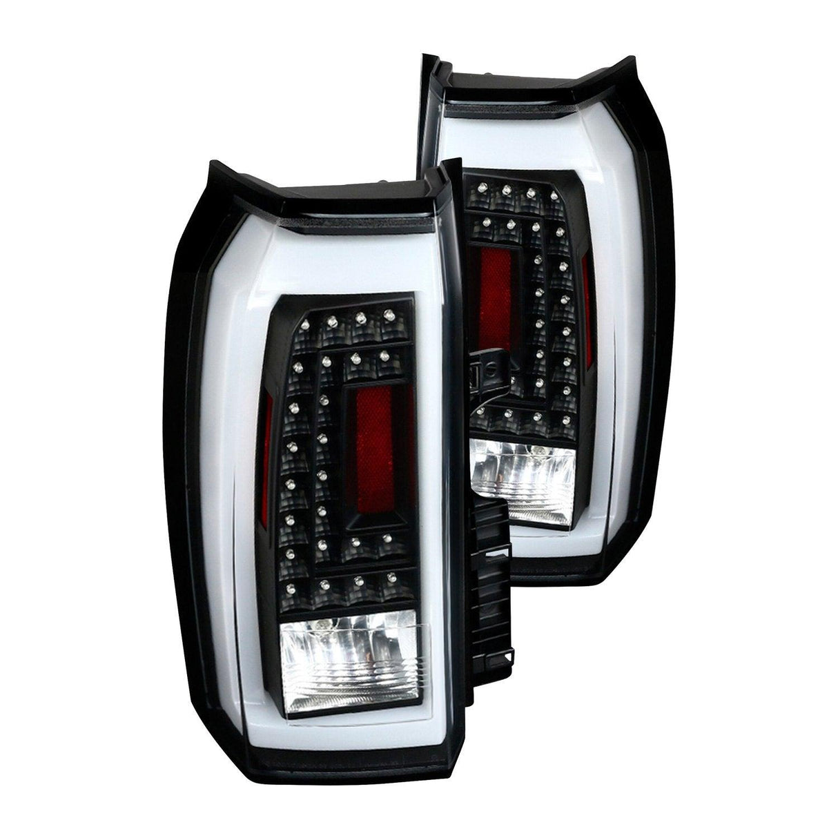 Spec-D Tail Lights Chevy Tahoe/Suburban LS LT LTZ (2015-2020) LED - Chrome or Black