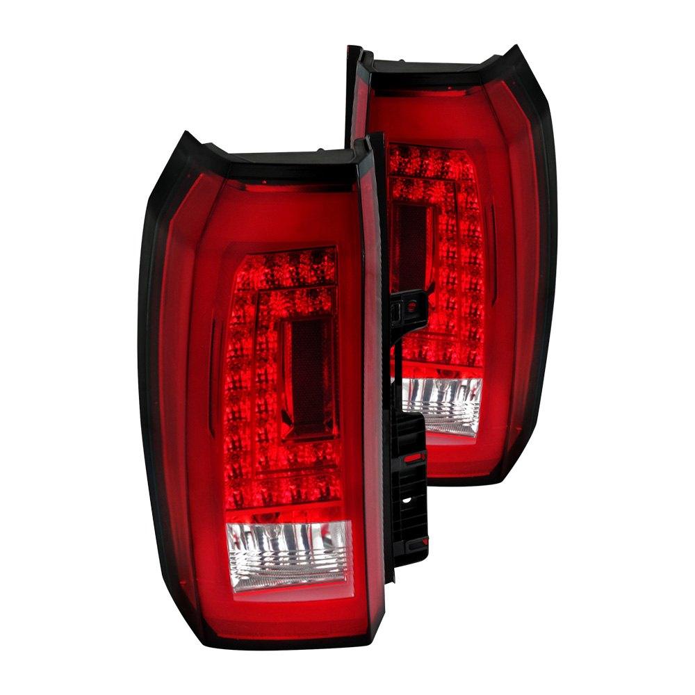 Spec-D Tail Lights Chevy Tahoe/Suburban LS LT LTZ (2015-2020) LED - Chrome or Black