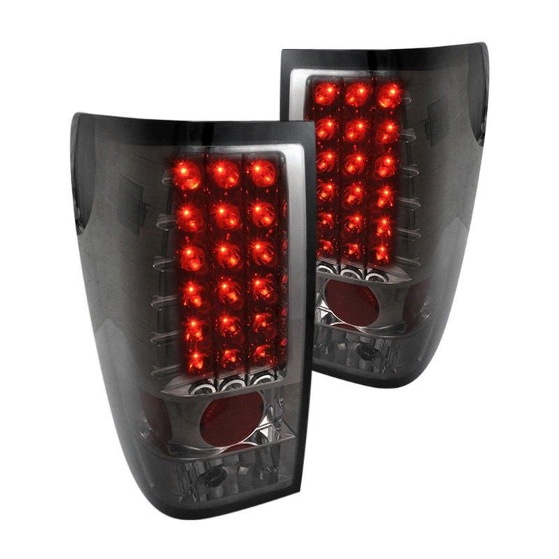 Spec-D Tail Lights Nissan Titan (2004-2013) LED - Black / Red / Tinted Smoke