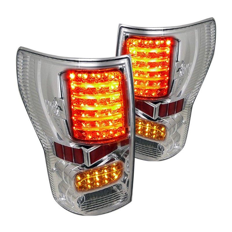 Spec-D Tail Lights Toyota Tundra (2007-2013) LED Black, Chrome or Smoked