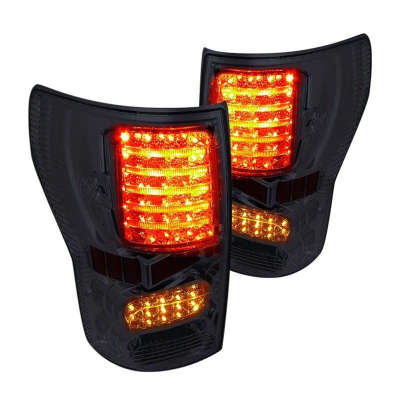 Spec-D Tail Lights Toyota Tundra (2007-2013) LED Black, Chrome or Smoked