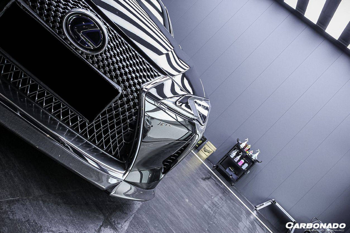 2017-2021 Lexus LC500 LC500H V-LC VRS Style Carbon Fiber Front Lip