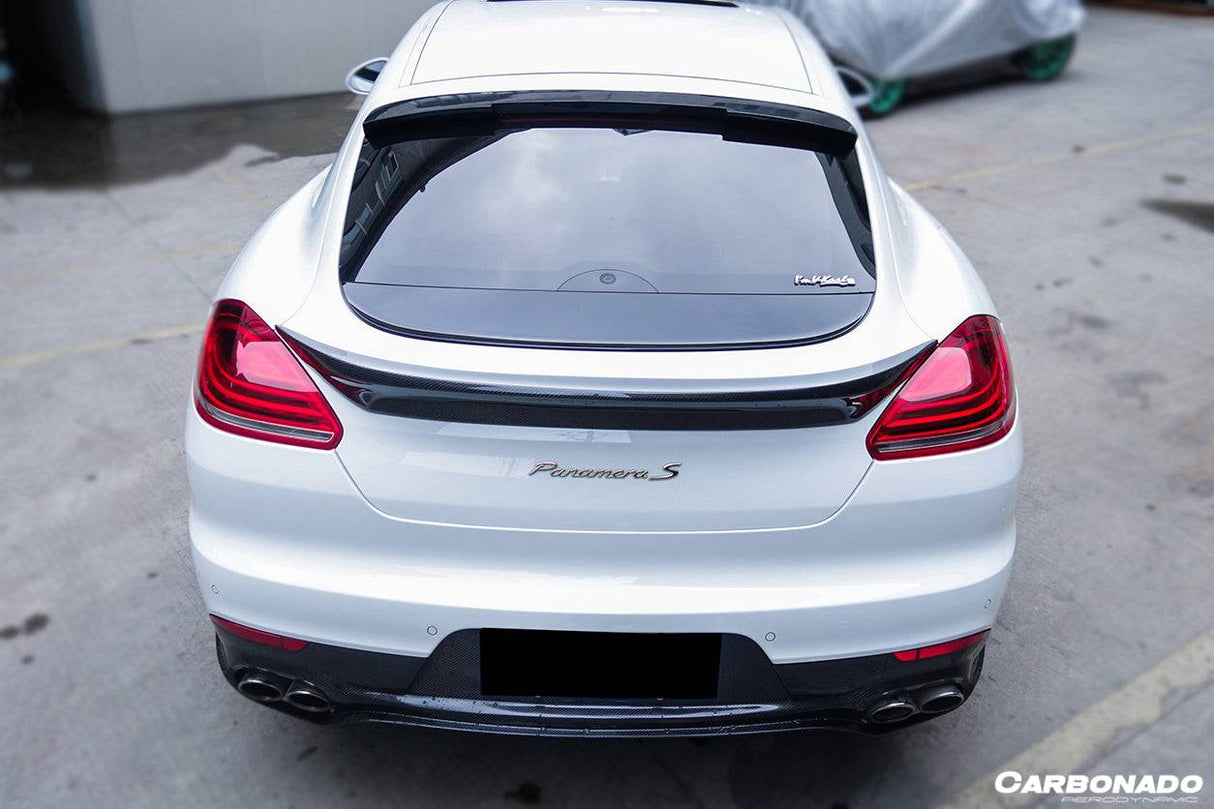 2013-2016 Porsche Panamera 970.2 TAS Style Carbon Fiber Roof Spoiler