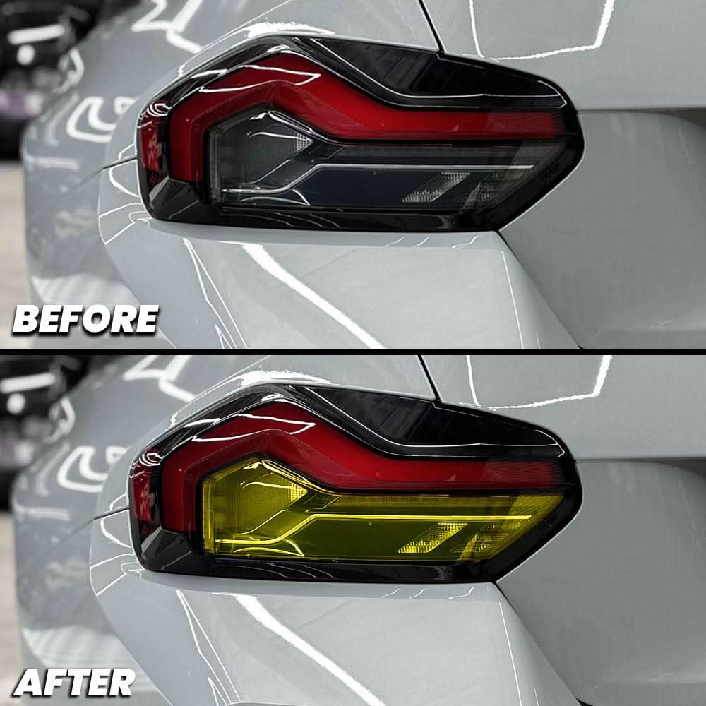 2023+ BMW G87 M2 and 2-Series G42 G43 Tail Light Turn Signal / Reverse Pre-cut Overlay Smoked