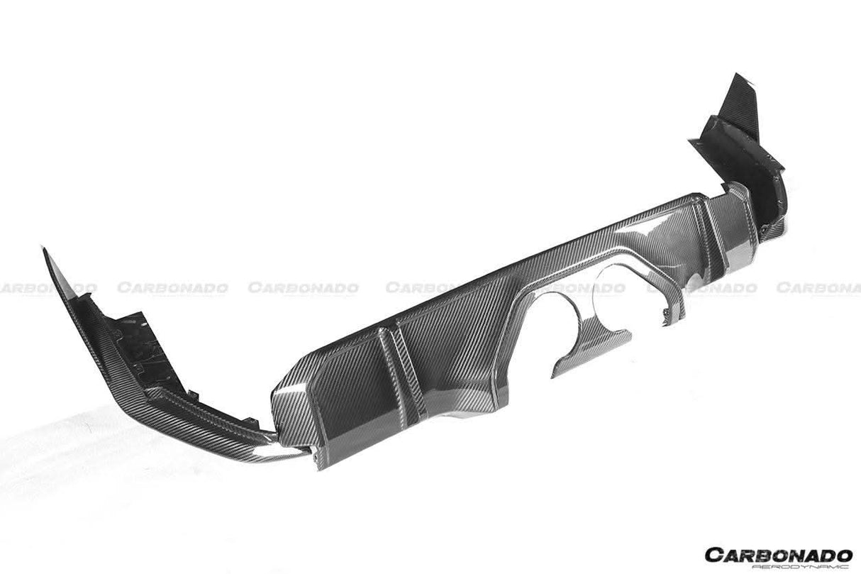 2021-UP BMW M4 G82 G83 MP Style Carbon Fiber Middle Rear Lip with Caps