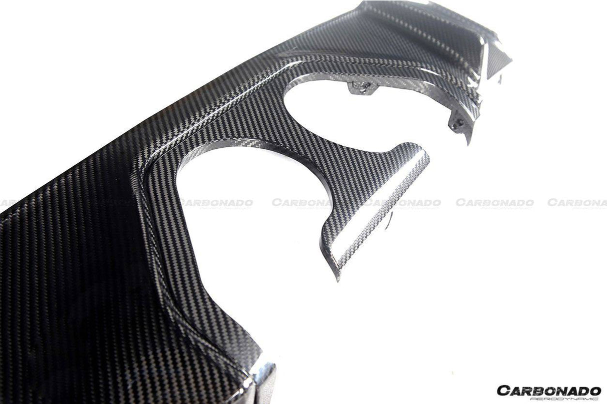 2021-UP BMW M4 G82 G83 MP Style Carbon Fiber Middle Rear Lip with Caps