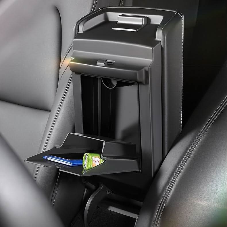 Magnetic Hidden Center Console Organizer for Model Y Juniper / Model 3 Highland