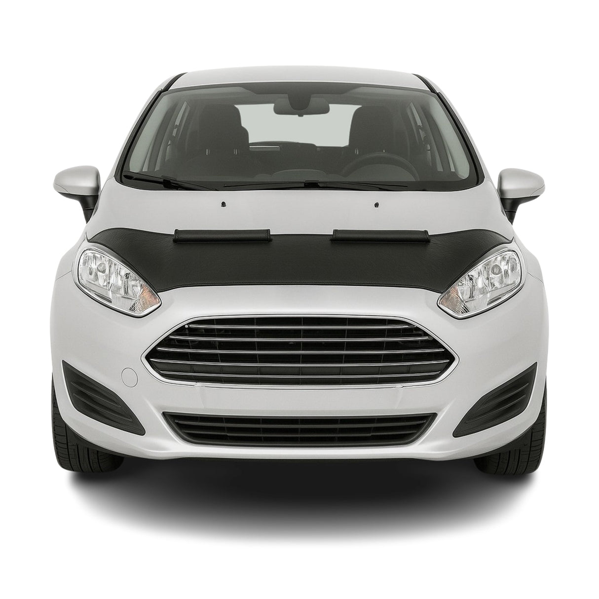 2014-2019 Ford Fiesta Car Bonnet Mask Hood Bra Black 1 Pc
