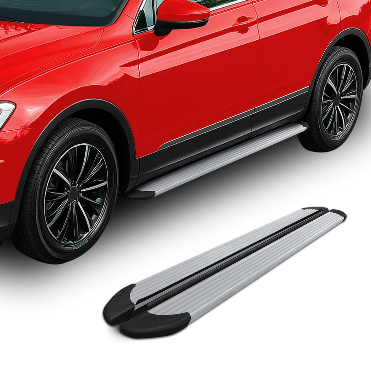 2010-2015 BMW X1 E84 Running Boards Side Steps Silver