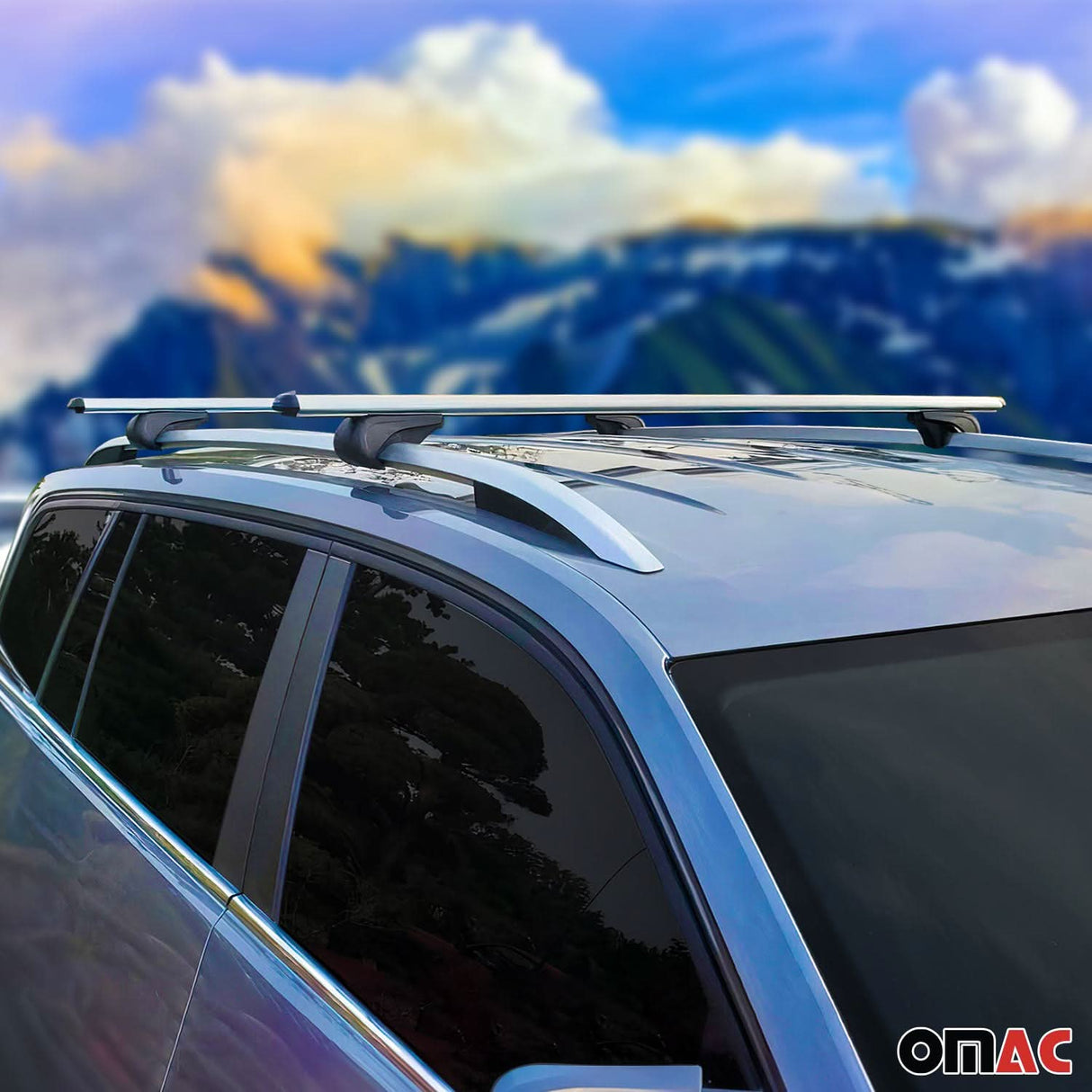 2016-2018 Toyota RAV4 Roof Rack Cross Bars Silver