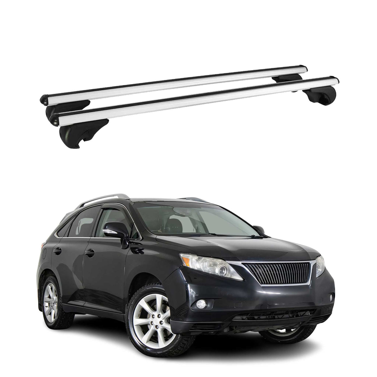 2010-2015 Lexus RX350 Roof Rack Cross Bars Silver