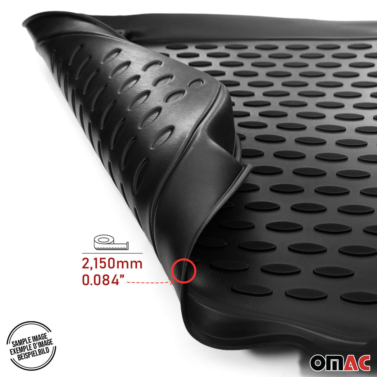 2013-2017 Lexus LS460 L AWD Floor Mats Liners Full Set All Weather Black