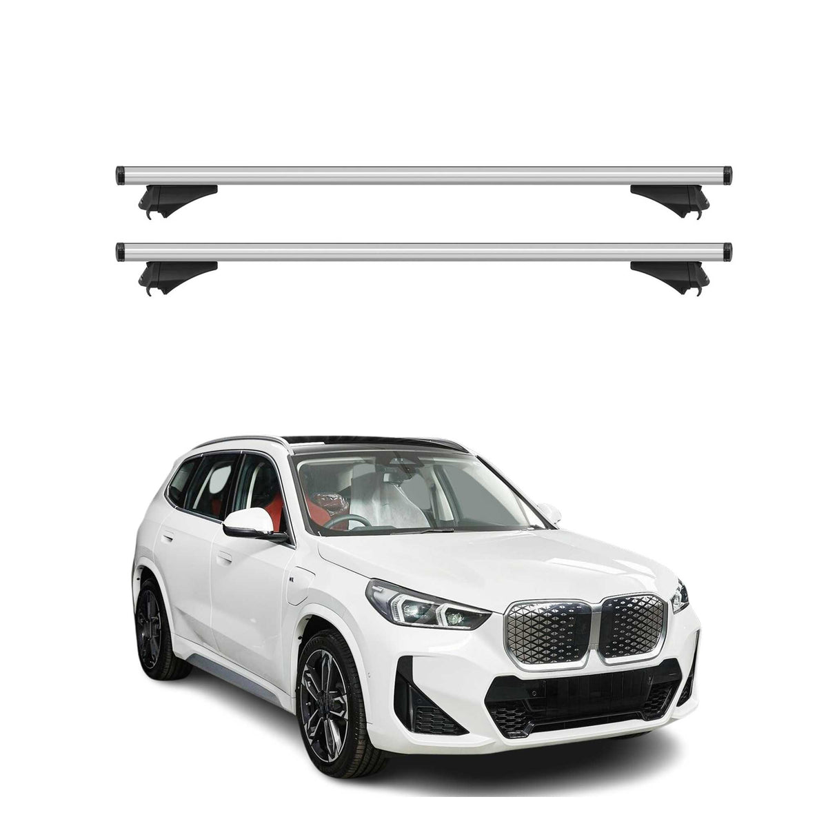 2022-2026 BMW IX1 U11 Roof Rack Cross Bars Silver