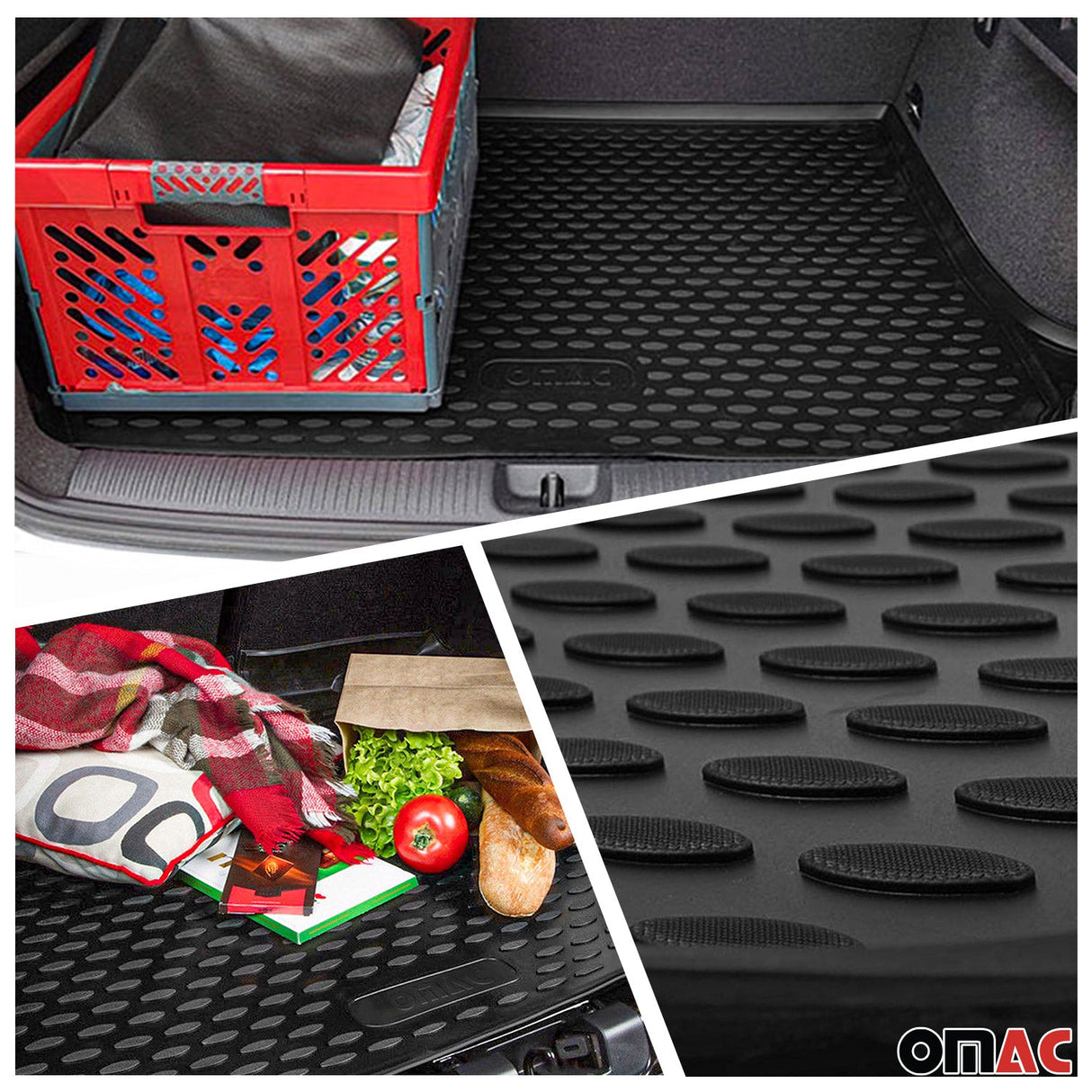 2004-2010 BMW X3 E83 Floor Mats & Cargo Liner Full Set All Weather Black