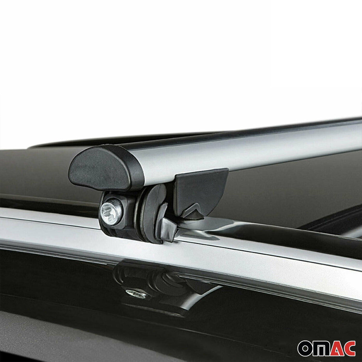 2016-2023 Fiat 500X Roof Rack Cross Bars Silver