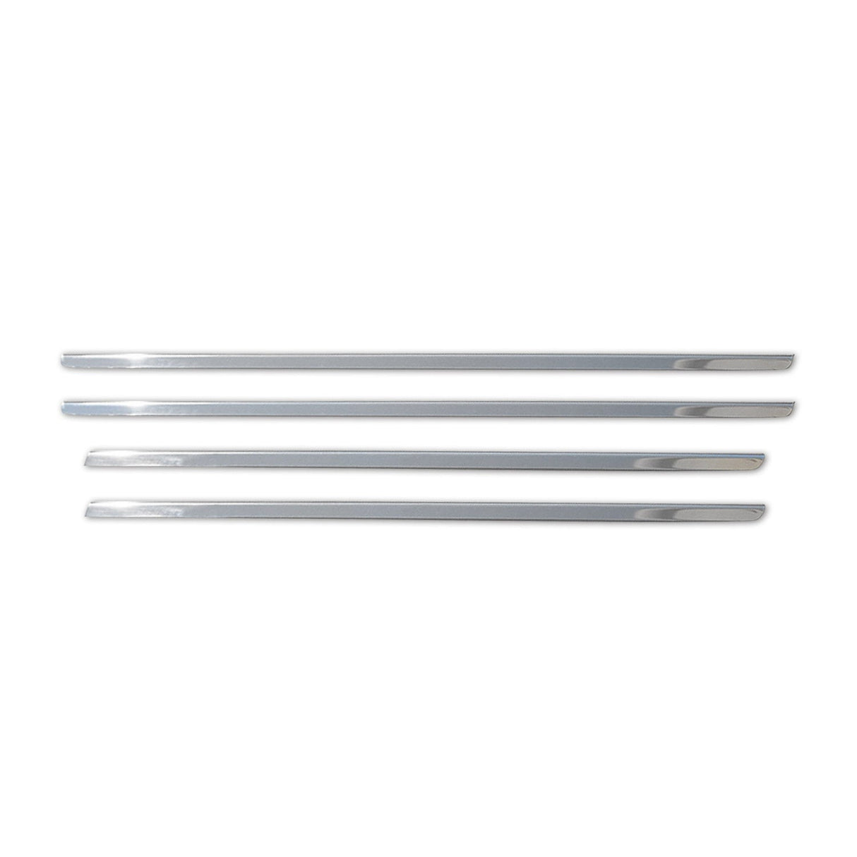 2004-2009 Mercedes E Class W211 Sedan Window Molding Trim Streamer Stainless Steel 4x