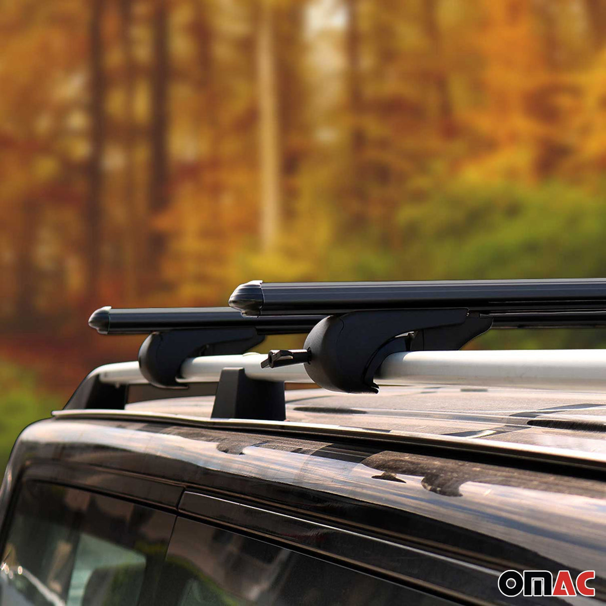 2009-2015 Honda Pilot Roof Rack Cross Bars Black