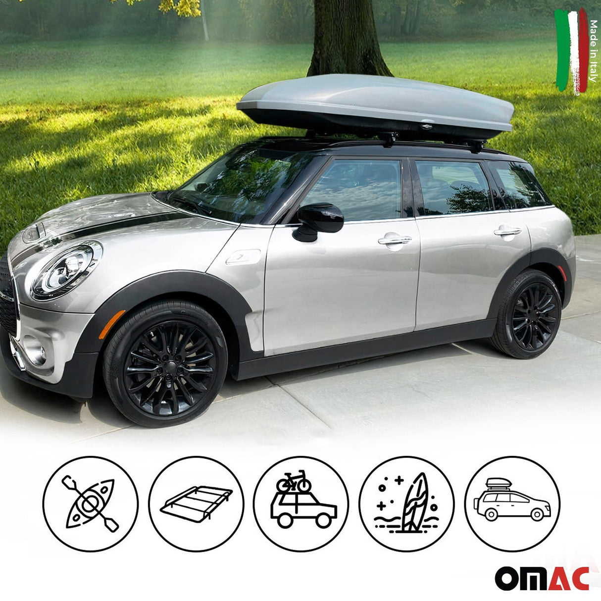 2020-2026 BMW X6 G06 Roof Rack Cross Bars Luggage Lbs Black 2 Pcs