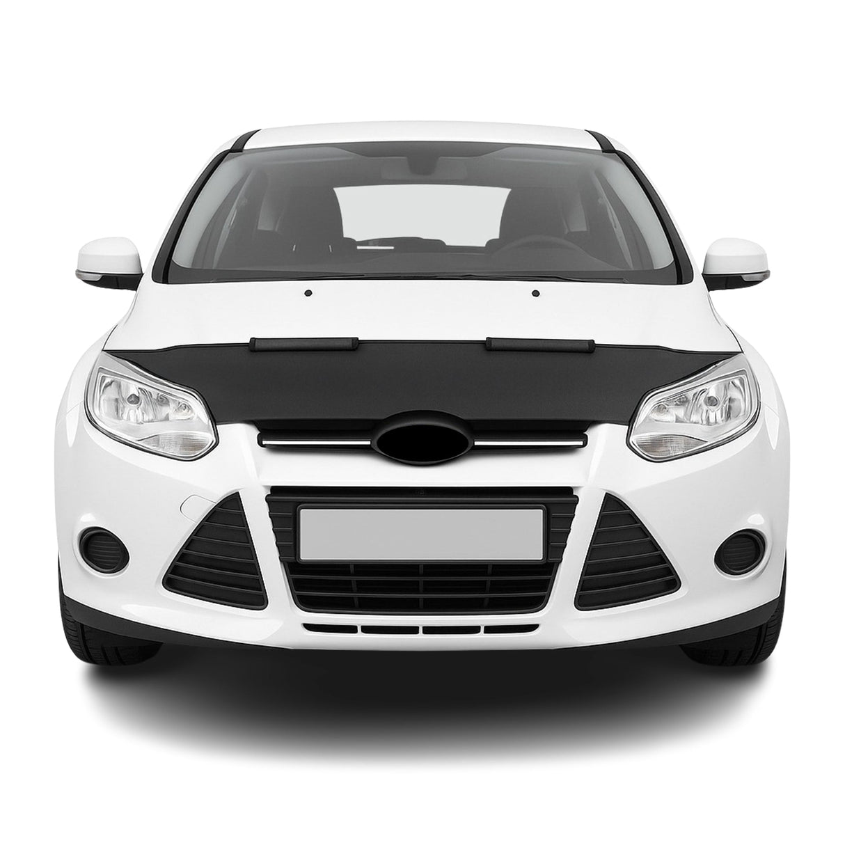 2012-2014 Ford Focus Car Bonnet Mask Hood Bra Black 1 Pc