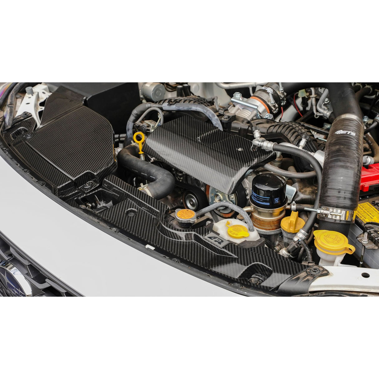 Carbon Fiber Subaru WRX Radiator Cooling Plate and Intake Enhancement Kit 2022-UP