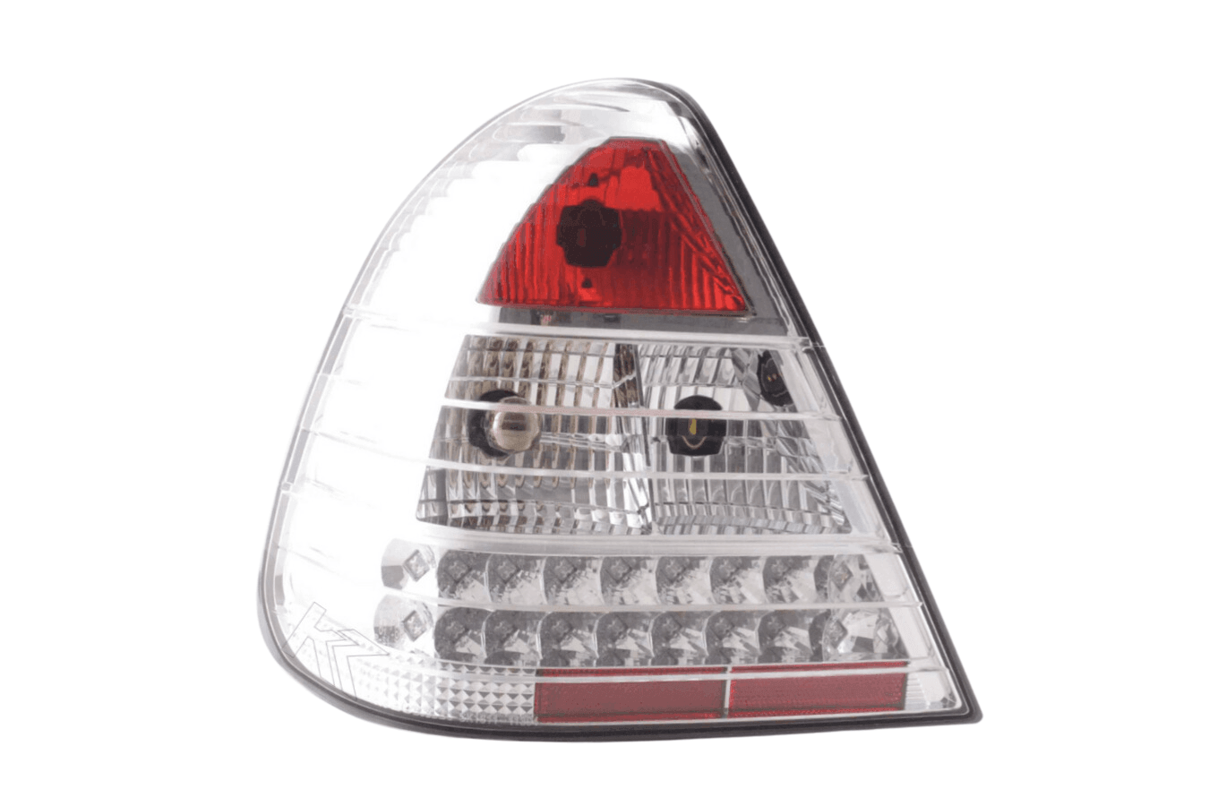Mercedes Benz C Class 202 Chrome Clear LED Taillights Set 1996 2000