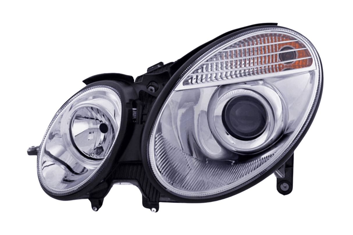 Mercedes Benz E-Class (211) Chrome Headlight Set (2006-2008) - K2 Industries