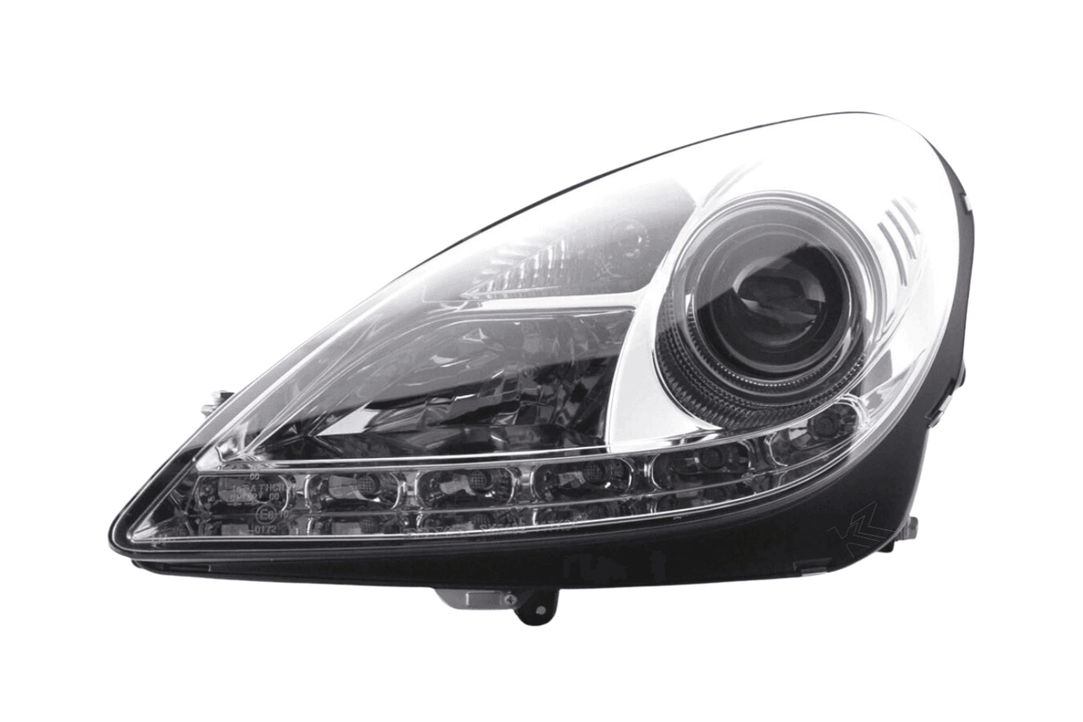 Mercedes Benz SLK (171) Chrome LED Headlights with Daytime Running Lights (2004-2011) - K2 Industries