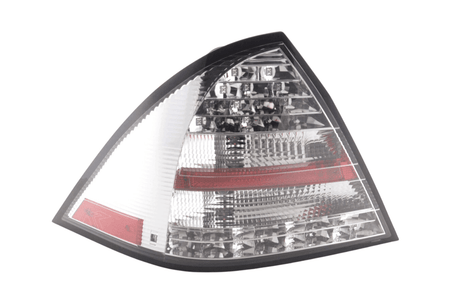 Mercedes W203 Chrome Clear LED Tail Lights (2001-2004) - K2 Industries