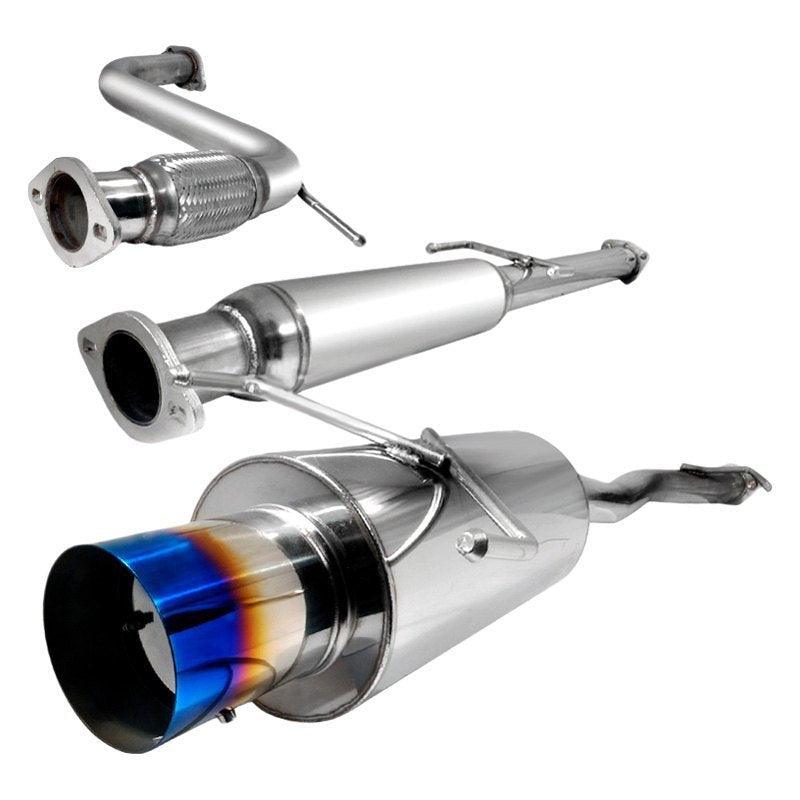Spec-D Tuning Exhaust Honda Accord (94-97) N1 Muffler - Polished or Burnt Blue Tip