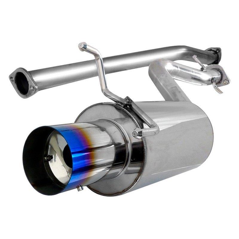 Spec-D Tuning Exhaust Lexus IS300 (01-05) N1 Style Muffler w/ Blue Burnt Tip
