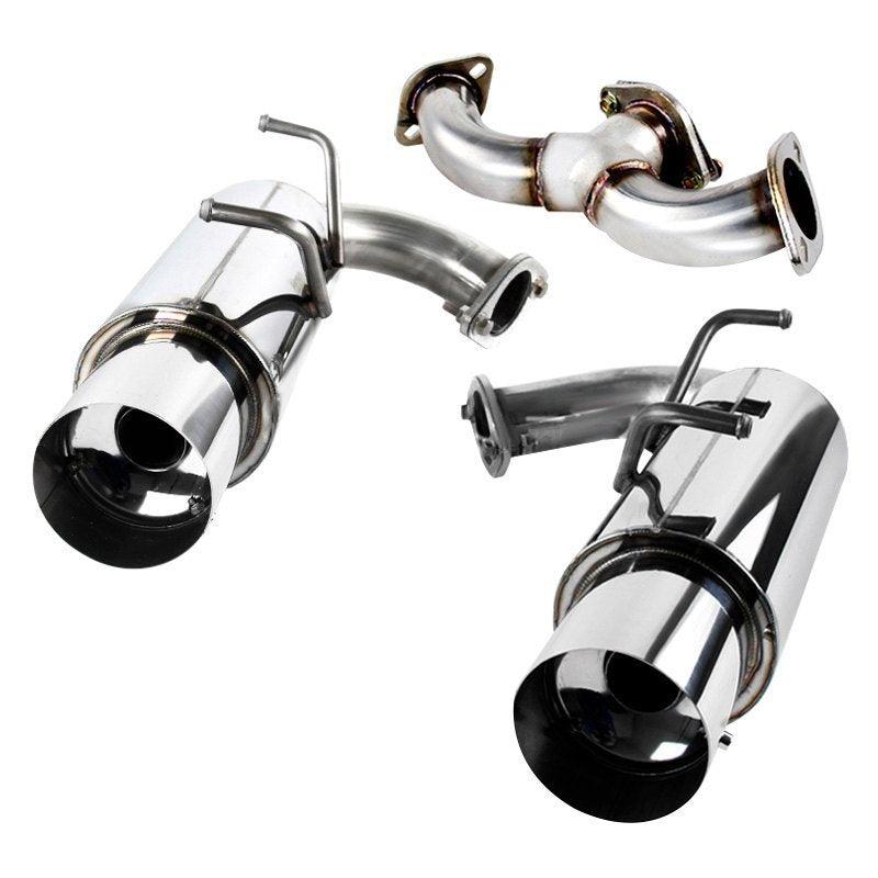 Spec-D Tuning Exhaust Mazda Miata NC (06-07-08) Polished or Blue Titanium Tip