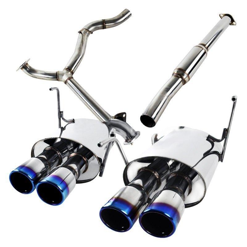 Spec-D Tuning Exhaust Subaru WRX/STi Sedan (08-14) 3" N1 or Quad Blue Tips