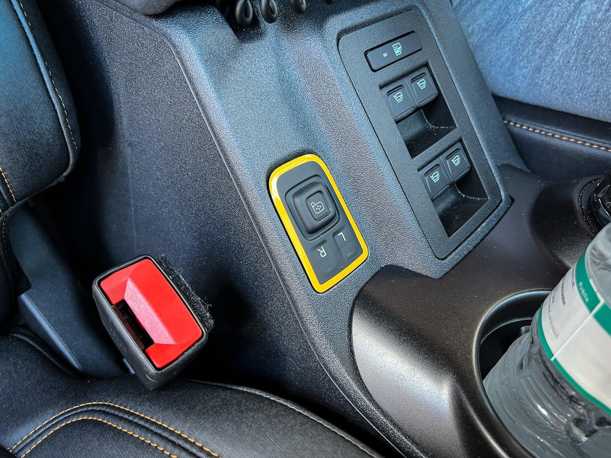 Mirror Adjustment Switch Outline Overlay (Standard Series) - 2021+ Bronco