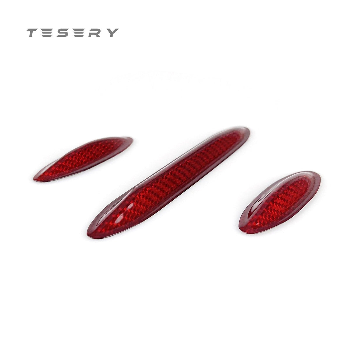 Model 3 / Y Central Control Panel Stickers - Carbon Fiber Interior Mods