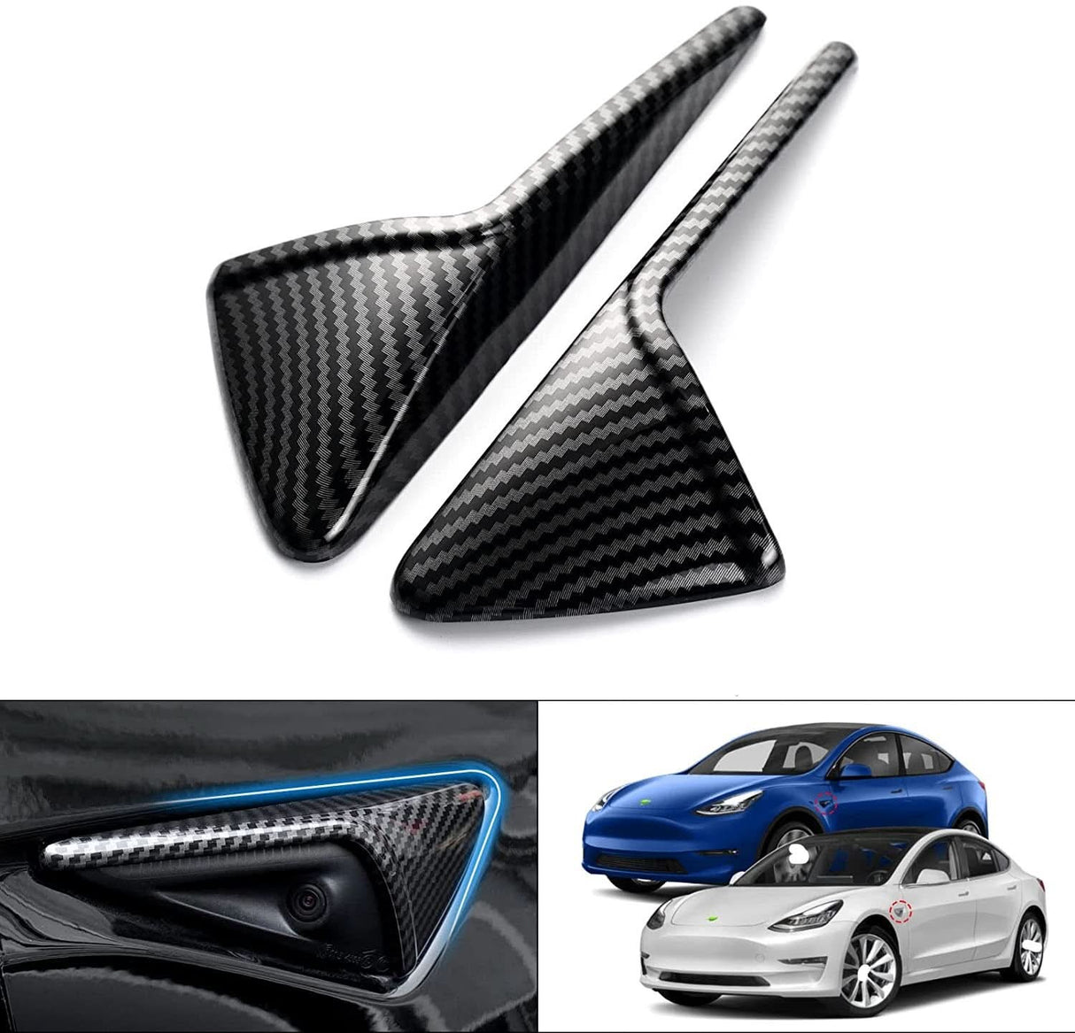 Turn Signal Side Camera Cover For Tesla Model 3/Y ( 1 Pair )