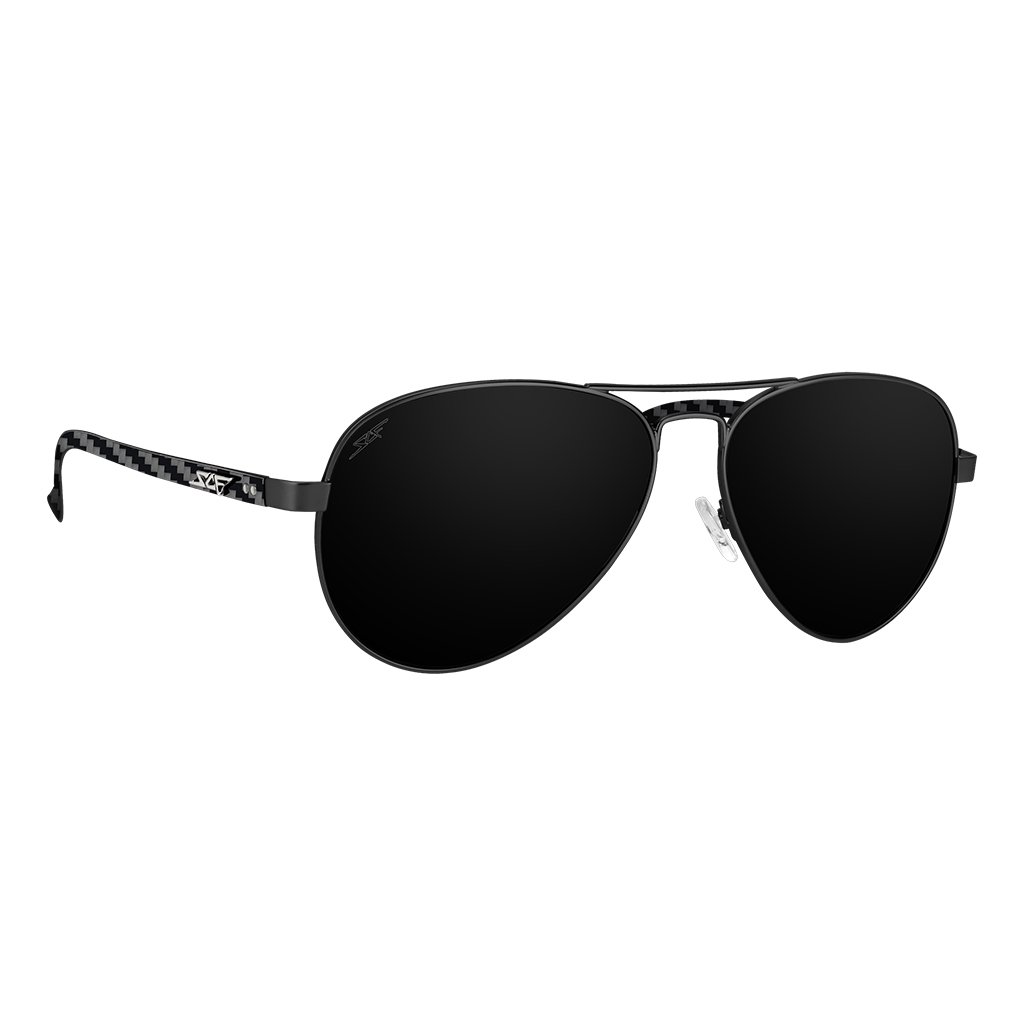 ●MONTANA● Carbon Fiber Sunglasses (Polarized Lens | Carbon Fiber Temples | Black)
