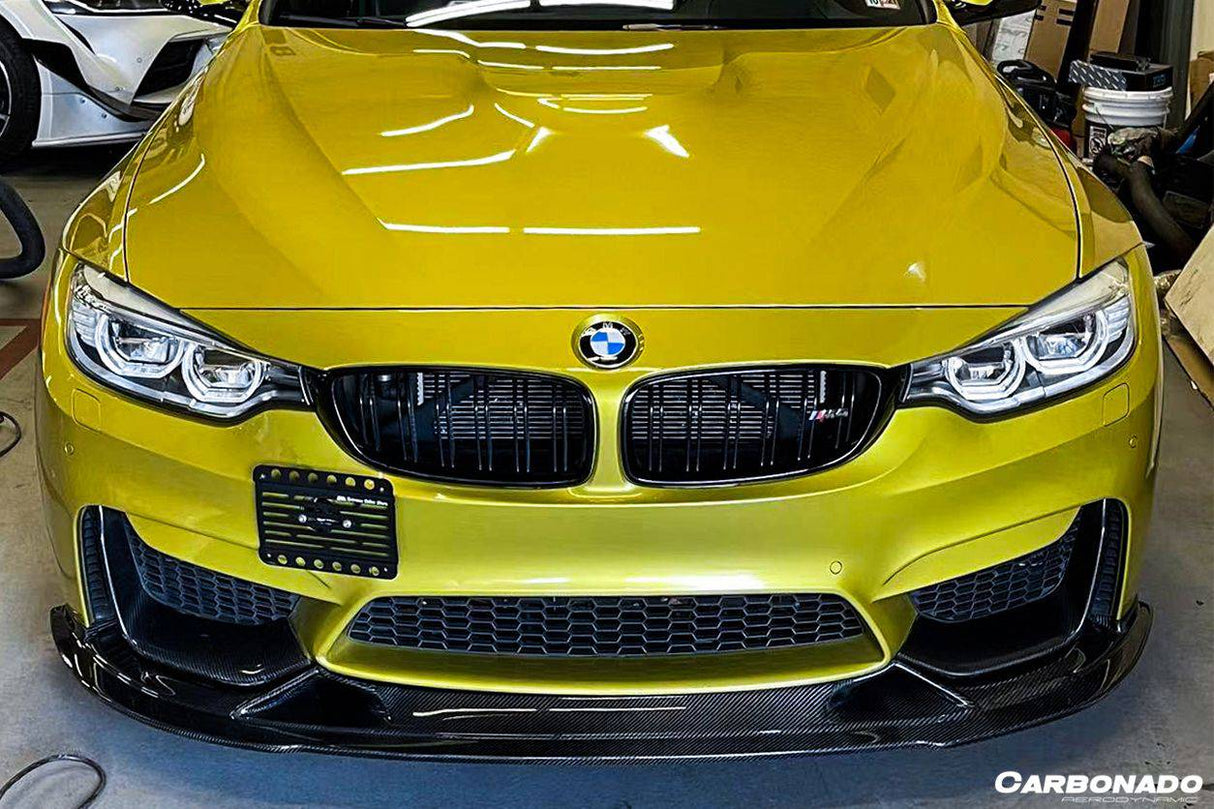 2014-2020 BMW M3 F80 M4 F82 BS Style Carbon Fiber Front Lip