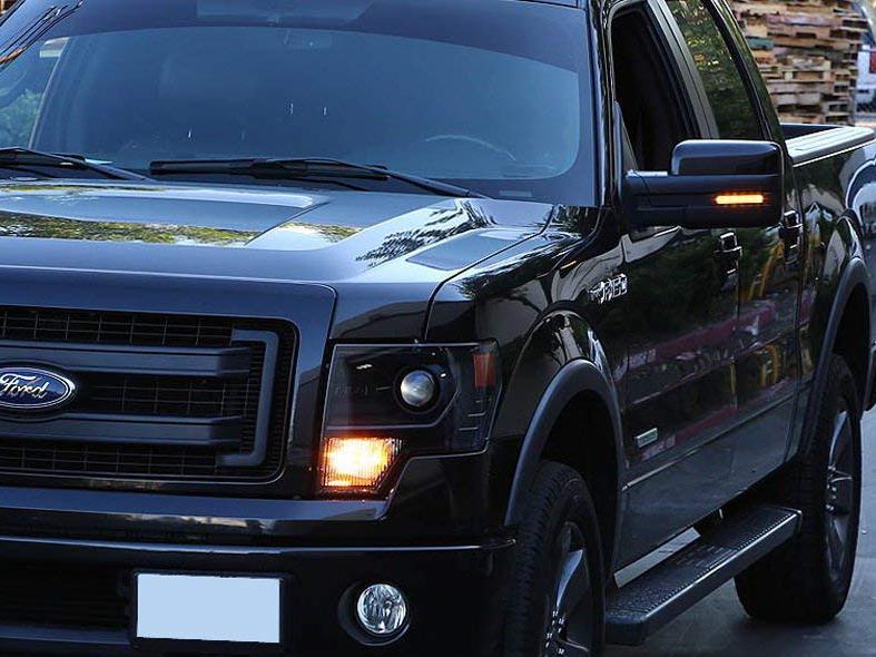 2009-2014 Ford F150 Smoke Amber Led Mirror Signal Light