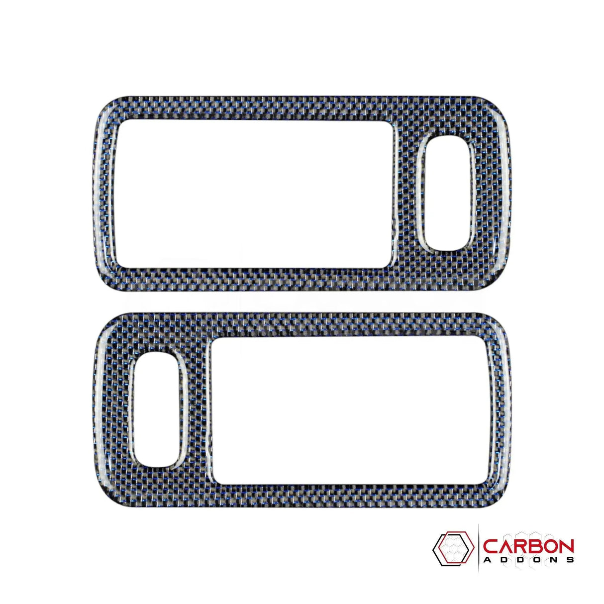 Mustang 2010-2014 Reflective Carbon Fiber Door Handle Trim Overlay