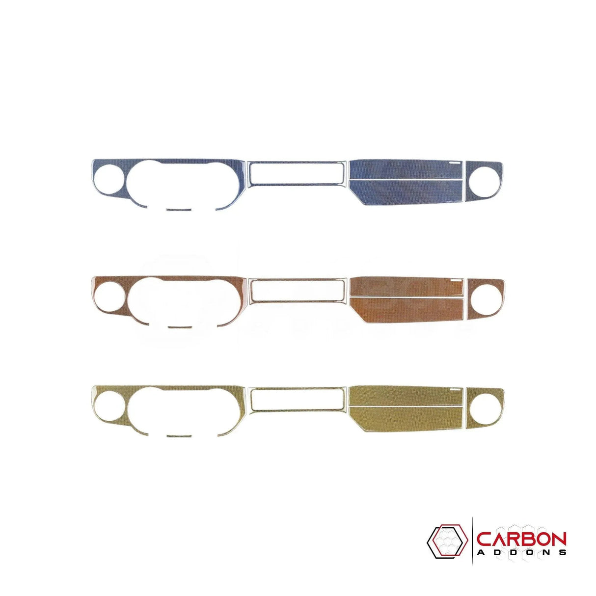 Mustang 2010-2014 Reflective Carbon Fiber Full Dashboard Trim Overlay