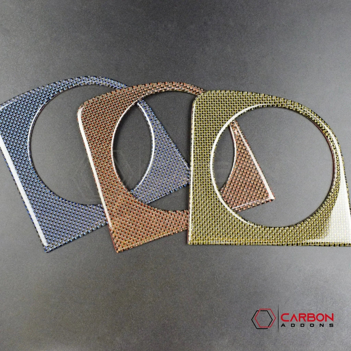 Reflective Carbon Fiber Full Dashboard Trim Overlay For Mustang 2010-2014