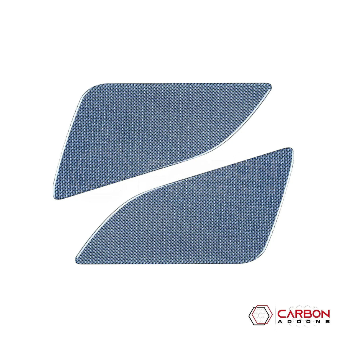 Mustang 2010-2014 Reflective Carbon Fiber Rear Seat Arm Rest Trim Overlay